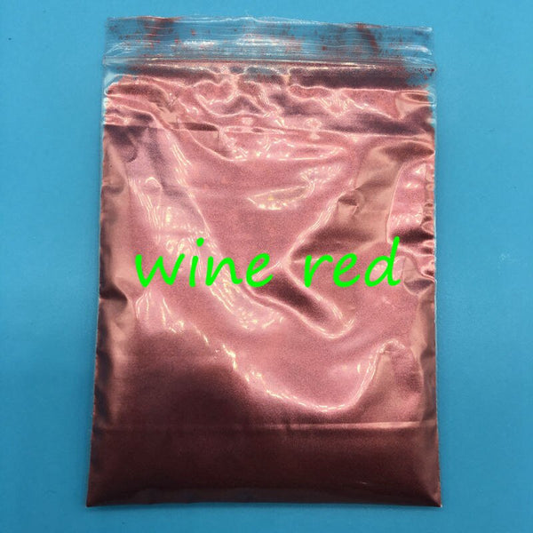 wine red - 20g Colorful Pearl Powder for make up,many colors mica powder for nail glitter,Pearlescent Powder Cosmetic pigment