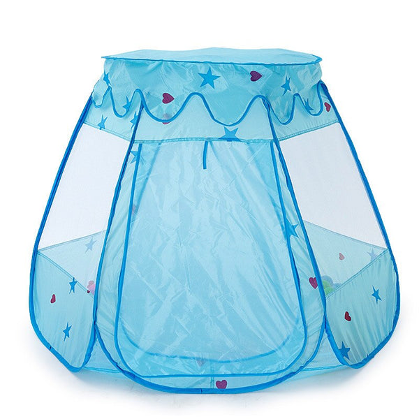 Blue / one size - Kids Play Tent Outdoor Baby Toy Princess Portable Games Houses Ocean Balls Pool Toddler Playpen Kid Game Tents  Children TD0026