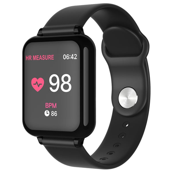 Black / no retail box - 696 B57 smart watch IP67 waterproof smartwatch heart rate monitor multiple sport model fitness tracker man women wearable