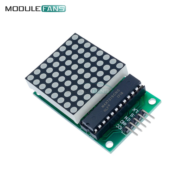 Orange - 8x8 8*8 MAX7219 Dot Led Matrix Module MCU LED Display Control Module For Arduino 5V Interface Module Output Input Common Cathode