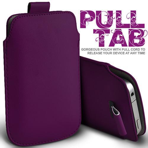 dark purple / 73x134mm - Universal pouch case For Samsung A6S A3 A5 A7 2017 case cover Pull Tab Leather Sleeve Bag for Samsung A310 A510 A710 phone case