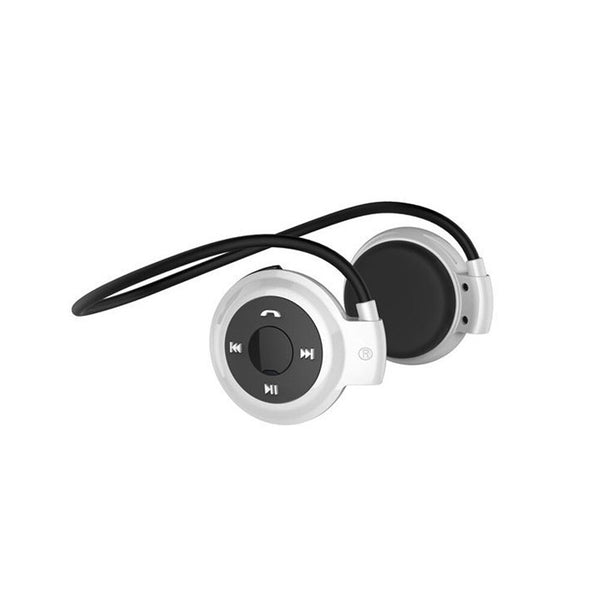 Silver - Vapeonly 503 Mini Bluetooth Headphone w/Handsfree MP3 Player Wireless Stereo Sport Headset Support TFCard FM Headband Headphone