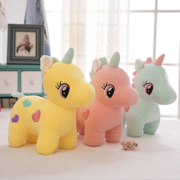 [variant_title] - 20/22cm Cute Unicorn Plush Toy Soft Doll Unicorns Stuffed Animal Unicorn Cuddle Appease Sleeping Pillow Gift for Children