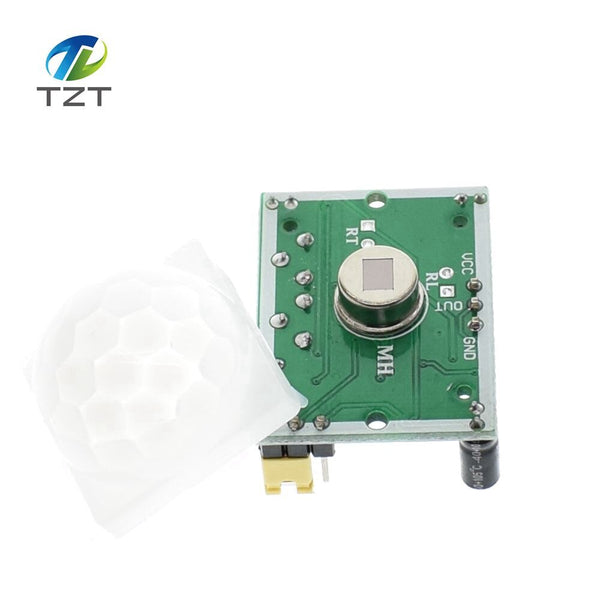 [variant_title] - 1pcs  HC-SR501 Adjust IR Pyroelectric Infrared PIR Motion Sensor Detector Module for Arduino for raspberry pi kits
