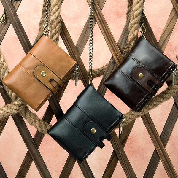 [variant_title] - WESTAL men's wallet genuine leather purse for men credit card holder woman cluth bag brand luxury couple wallet short slim fold