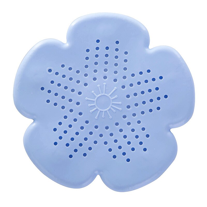 Blue - LeKing Kitchen Sink Drain Silicone Hair Catcher Bathroom Stopper Strainers Shower Cover Basin Sink Filters Floor Drain Kitchen