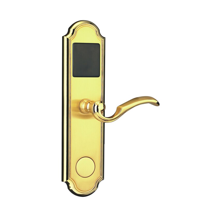 Gold - Electric Hotel lock Cheaper RF card door lock for hotel room