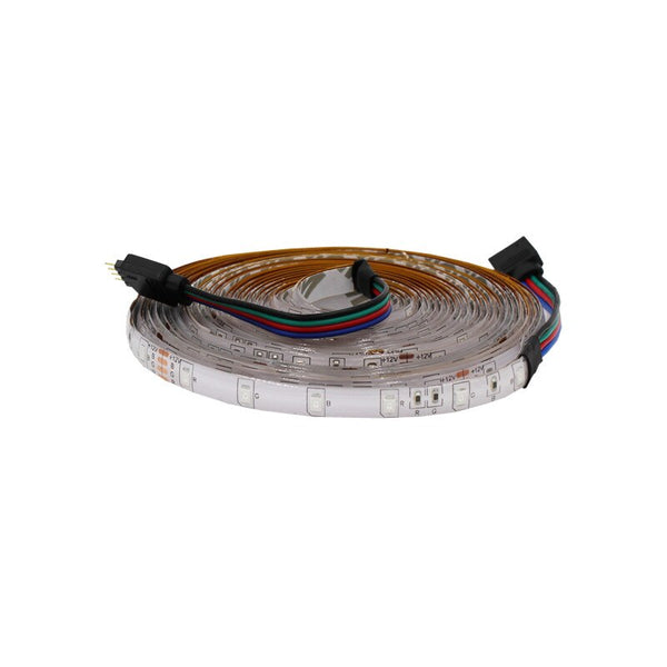 [variant_title] - 5m/rolls Waterproof rgb led strip neon light warm white blue red green LED ribbon Flexible light strip tape adapter 12v