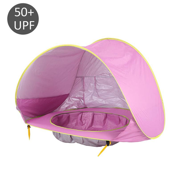 B - summer seaside Baby Beach Tent Pop Up Portable Shade Pool UV Protection Sun Shelter for Infant nice play water gift