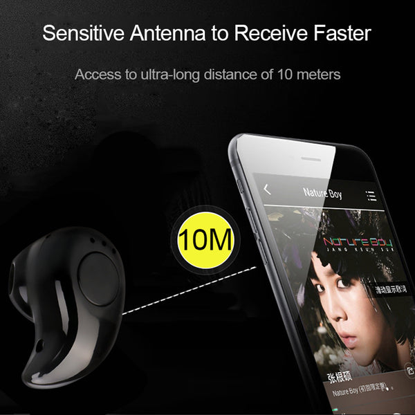 [variant_title] - S530 Mini Wireless Bluetooth Earphone in Ear Sport with Mic Earphones Handsfree Headset Earphone Earphone for iPhone 8 X Samsung