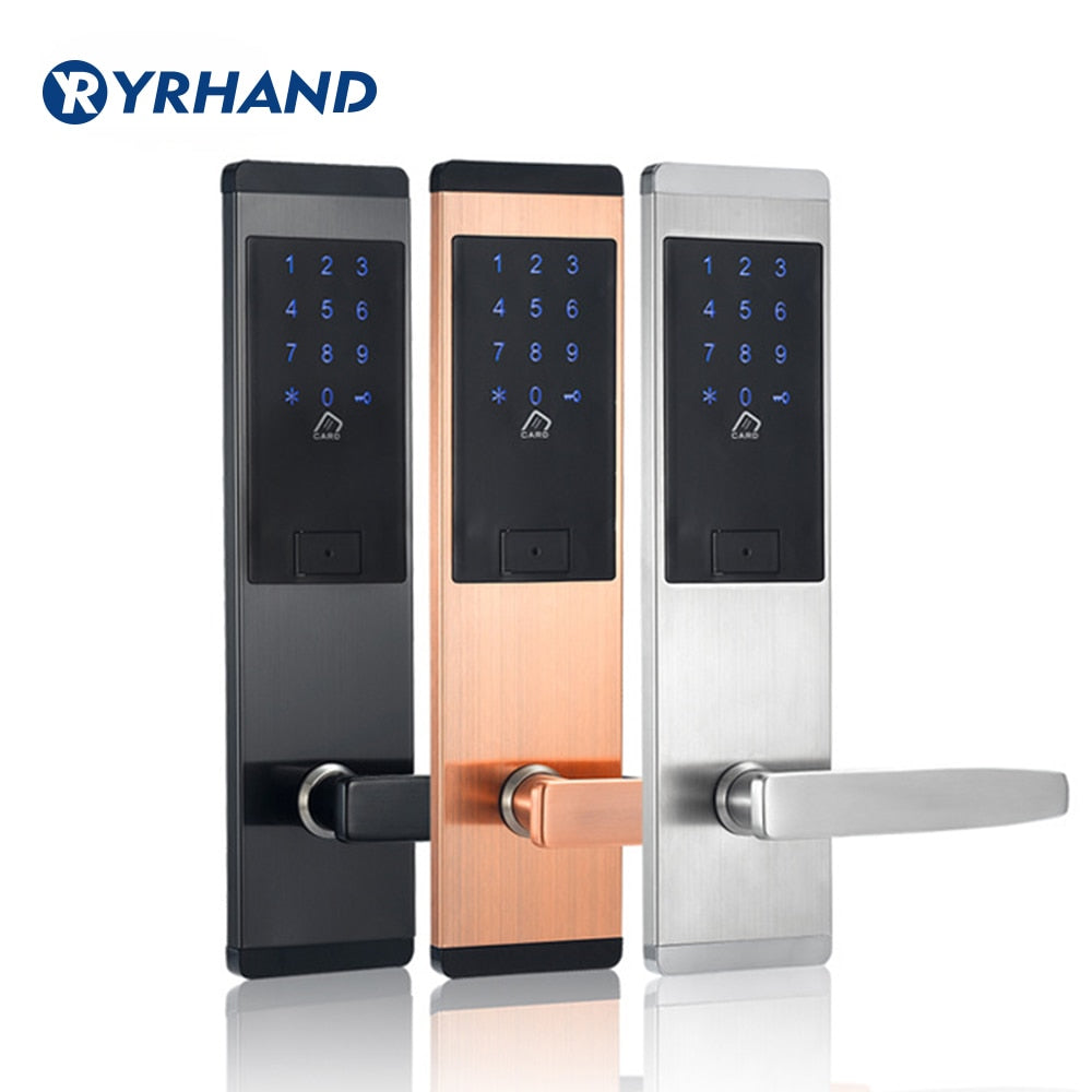 [variant_title] - Security Electronic Digtial Lock, Keyless digital Safe Lock Door Smart Card Keypad Password Pin Code Door Lock for Smart Home