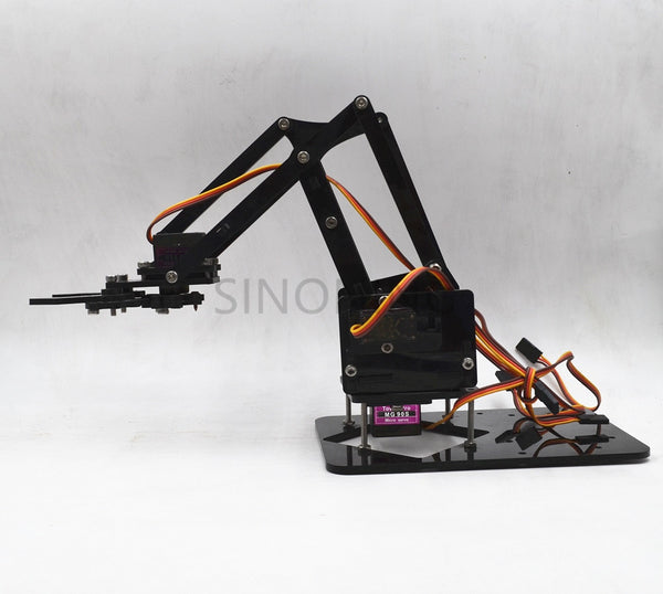 [variant_title] - Acrylic Mechanics Handle Robot 4 DOF arm arduino Created Learning Kit
