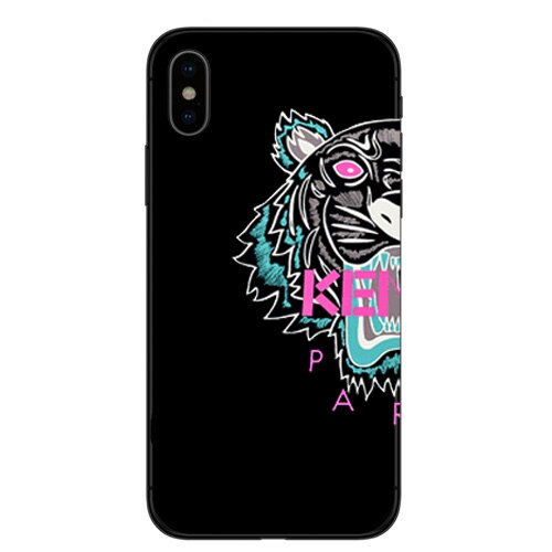 [variant_title] - Brand cartoon tiger Kenzoe Black soft TPU Phone Case for iPhone 7 7Plus 6 6S Plus8 8 Plus X XS XR MAX 5 5S SE