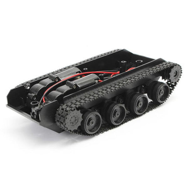 [variant_title] - Brand DIY Smart Robot Tank Car Chassis Kit Rubber Track Crawler for Arduino 130 Motor tank Remote rc Control plastic toy #BILL