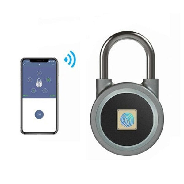 [variant_title] - Keyless Mini Fingerprint Lock Bluetooth Lock Electronic lock Waterproof Unlock Padlock Door Lock For Mobile Phone App