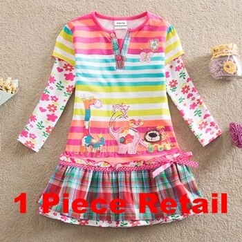 REL323STARCOL / 3T - Retail Girls Dress 2018 Spring Brand Children Costume for Kids Dresses Clothes Character Princess Dress NEAT L323