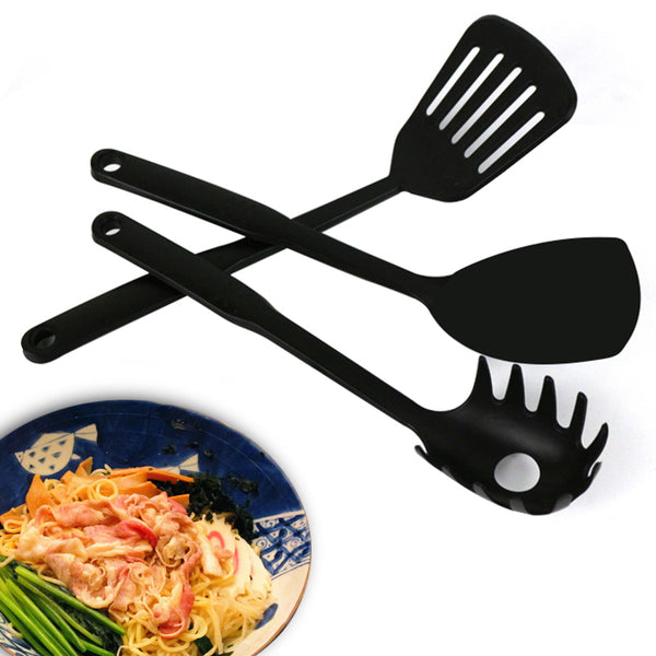 [variant_title] - 6 pcs Plastic Kitchenware culinary Nonstick Cookware Set Kitchen Tools shovel Colander Spatula Spoon Spaghetti Tools Cooking Set