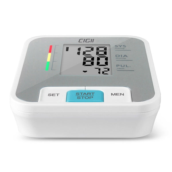 [variant_title] - Cigii Home health care Pulse measurement tool Portable LCD digital Upper Arm Blood Pressure Monitor 1 Pcs Tonometer