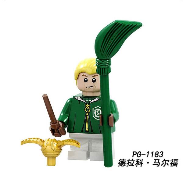 [variant_title] - For legoings Single Sale Harri Potter Hermione Granger Lord Voldemort Ron Draco Malfoy Building Blocks mini Bricks Toys figures