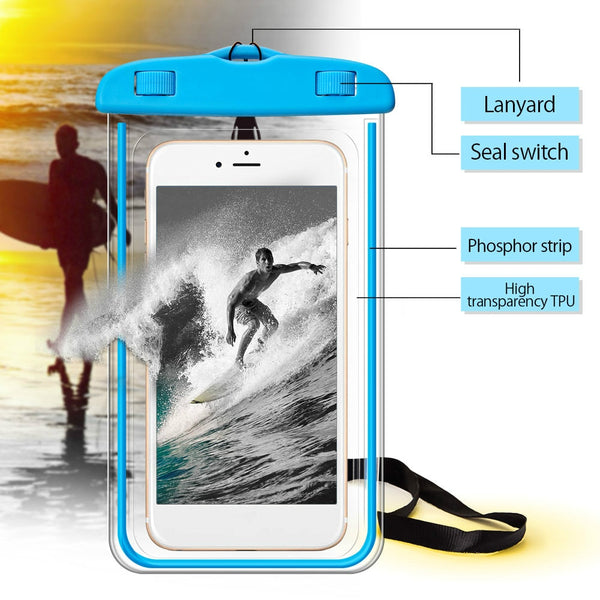 [variant_title] - Waterproof Bag Case Universal 6.5 inch Mobile Phone Bag Swim Case Take Photo Under water For iPhone 7 Full Protection Cover Case