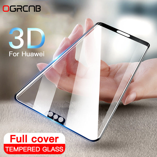 [variant_title] - 3D Full Cover Tempered Glass For Huawei P20 Pro P10 Lite Plus Screen Protector For Huawei P20 Honor 10 Protective Glass