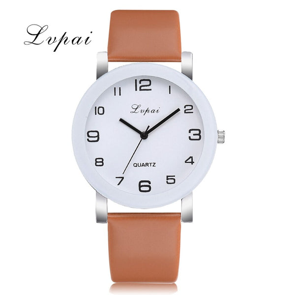 Coffee - Lvpai Brand Quartz Watches For Women Luxury White Bracelet Watches Ladies Dress Creative Clock Watches 2018 New Relojes Mujer