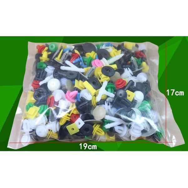 [variant_title] - 100PCS Mixed Auto Fastener Vehicle Car Bumper Clips Retainer Fastener Rivet Door Panel Fender Liner Universal Fit for All Car