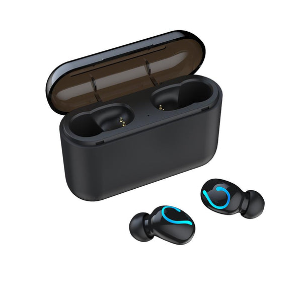 [variant_title] - HBQ-Q32 Wireless Stereo Bluetooth 5.0 Earphone Sports Handsfree Gaming TWS Airbud 5.0 EDR Headset With Mic For IPhone Android XJ (Black)