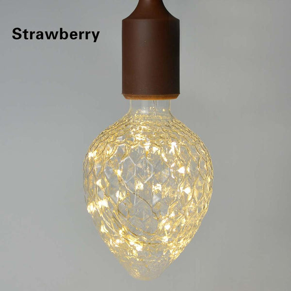 Strawberry-173 - Creative  Edison Light Bulb Vintage Decoration LED Filament lamp Copper Wire String E27 110V 220V Replace Incandescent Bulbs