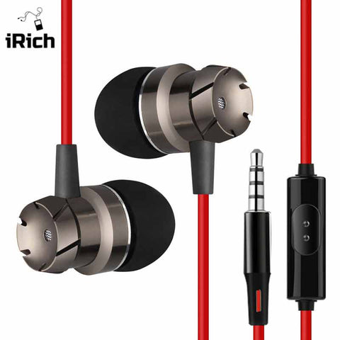 [variant_title] - 3.5mm In-Ear Turbo Design Earphones Metal Earbuds Stereo Super Bass Headset Handsfree With Mic for iPhone 6s Xiaomi mi earphones