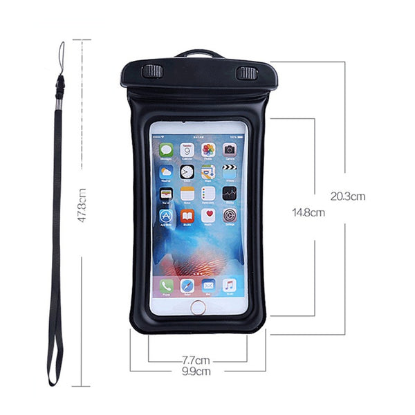 [variant_title] - Waterproof Case Bubble Float Bag Cover For iPhone 6 6s 7 8 Plus X Samsung S9 Xiaomi redmi 5 plus HUAWEI P20 lite Water proof