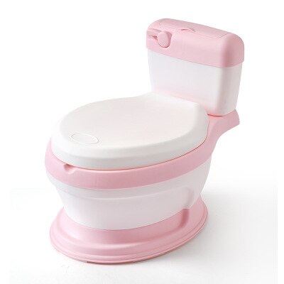 Pink - Children Simulation Mini Toilet Infant Pony Bucket Potty Seat Portable Toilet Training Urinal Potties Ergonomic Backrest Design