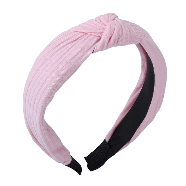 11 - Haimeikang Solid Colors Hair  Knotted Hair Band for Women Headbands Hairbands Headwear 2018 New Arrival