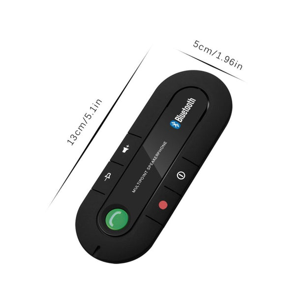 [variant_title] - USB Bluetooth Handsfree Car Kit Wireless Bluetooth Speaker Phone MP3 Music Player Sun Visor Clip Speakerphone Charger no aux