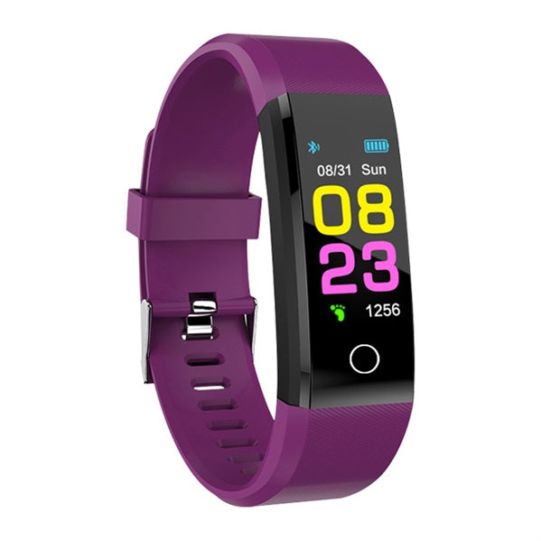 Purple - ZAPET New Smart Watch Men Women Heart Rate Monitor Blood Pressure Fitness Tracker Smartwatch Sport Watch for ios android +BOX
