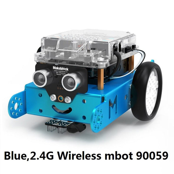 Blue 2.4G mBot - 2019 Newest Makeblock mBot V1.1 Programmable Kids Toys Educational birthday Gift Scratch 2.0 Arduino DIY Smart Robot Car Kit