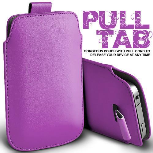 light purple / 73x134mm - Universal pouch case For Samsung A6S A3 A5 A7 2017 case cover Pull Tab Leather Sleeve Bag for Samsung A310 A510 A710 phone case