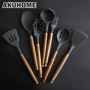 Wooden Spatula Kitchen Nonstick Dedicated Wooden Kitchenware Heat Resistant  Wooden Cooking Shovel Spoon