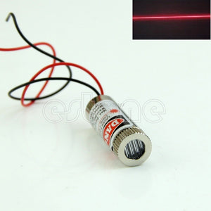 Default Title - 5mW 650nm Red Line Laser Module Focus Adjustable Laser Head 5V Industrial Grade