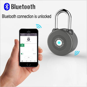 Default Title - Smart Bluetooth Padlock Master Keys Types New Design Wireless Control Nathlock Padlock Smart Bluetooth Lock with IOS/Android APP