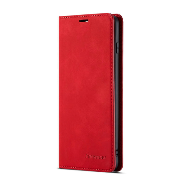 Red / For iPhone 6 Plus - luxury Leather wallet Phone Case For iPhone 6 6S 7 8 Plus XR X XS Max Case Magnetic Card slot Flip Stand Cover Coque Funda etui