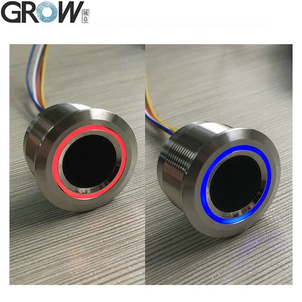 [variant_title] - GROW R503 New Circular Round Two-Color Ring Indicator LED Control DC3.3V MX1.0-6pin Capacitive Fingerprint Module Sensor Scanner
