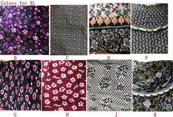 colors for XL / 4XL - Plus Size Hijab + Abaya Muslim Summer Dress Long Sleeve Ropa Musulman Mujer Jilbab Islamic Dress Floral Turkish Abayas for Women