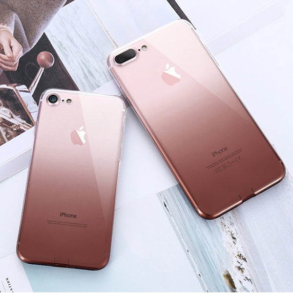 Black / For iPhone 7 8 - FLOVEME For iPhone 6 6S iPhone 7 8 Plus Ultra Thin Cases for iPhone X XS Max XR Clear TPU Phone Cases For iPhone 5S 5 SE Fundas