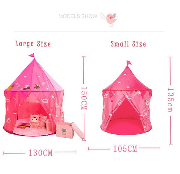 [variant_title] - Big Size Kids Tent Portable Foldable Tent Funny Cubby House for Boy Girl Ball Pool Tipi Tent Children Game Castle Tent Kids Gift