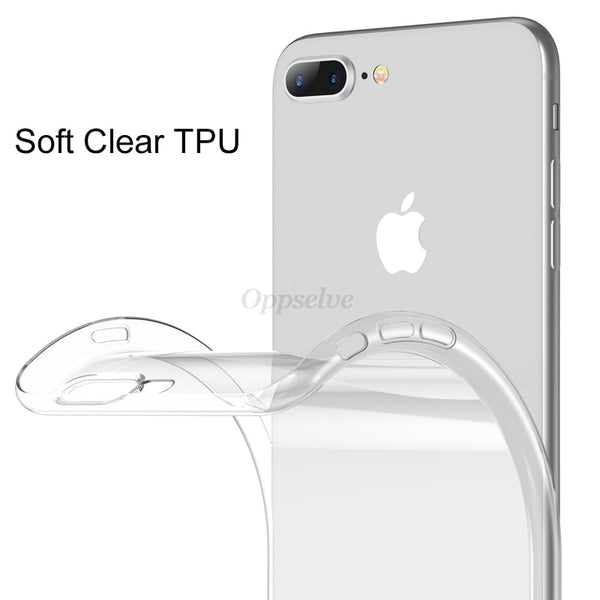 [variant_title] - Luxury Case For iPhone X XS 8 7 6 s Plus Capinhas Ultra Thin Slim Soft TPU Silicone Cover Case For iPhone XR 8 Coque Fundas Capa