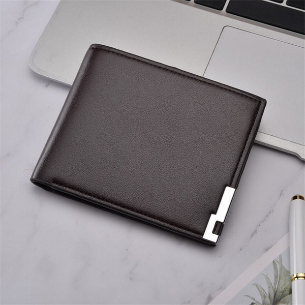 [variant_title] - Top 2019 ultra-thin short Sequined Men Wallets with Coin Bag Man Wallet Male Small Money Purses Dollar Slim Purse Card Case W295