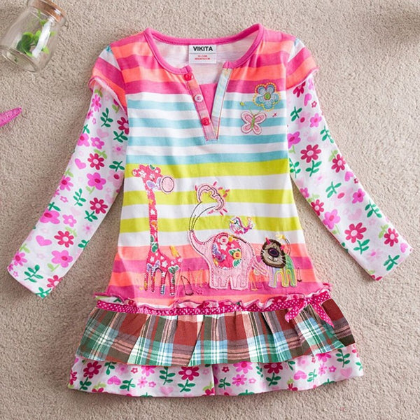 [variant_title] - Retail Girls Dress 2018 Spring Brand Children Costume for Kids Dresses Clothes Character Princess Dress NEAT L323