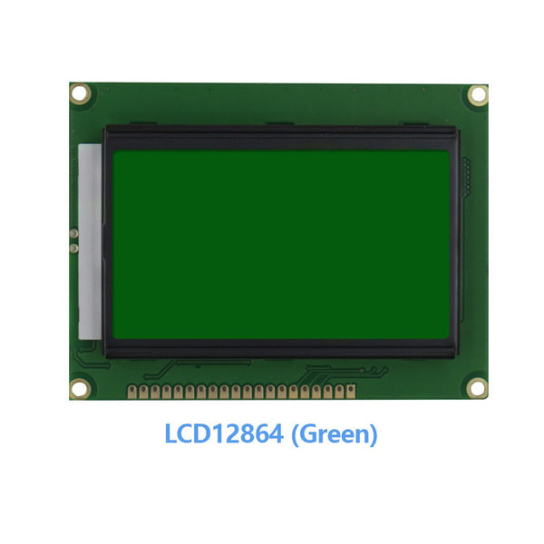 LCD12864 (Green) - LCD1602 LCD2004 LCD12864 IIC/I2C Module Display, Blue/Green Screen for Arduino UNO Mega 2560 Raspberry pi