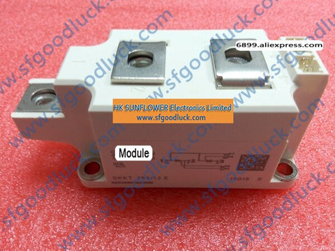 Default Title - SKKT253/12E Thyristor/Diode Module 1200V 253A 7-Pin Case A-43 Mass approx.:400g Free Shipping